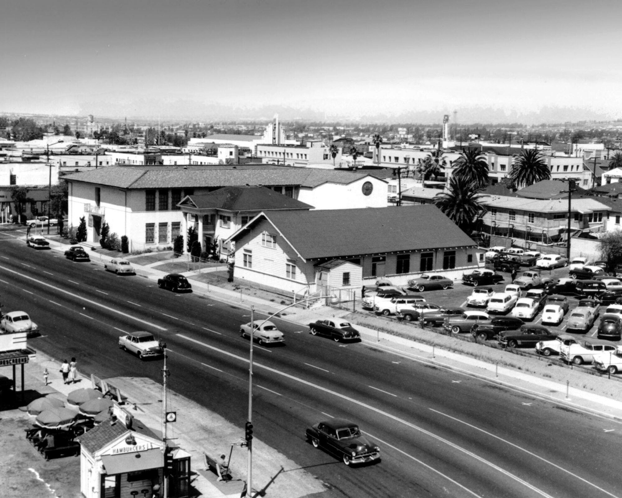 The roots of the Space and Missile Systems Center and Los Angeles Air Force Base date back to June 1954 at a former catholic church and parish schoolhouse on East Manchester Blvd. in Inglewood, Calif. (U.S. Air Force photo)