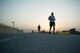 U.S. Service members run during the Air Force Half Marathon event at BAF, Afghanistan, Sept. 19, 2015. This year marked the 7th year that the AF has sanctioned deployed location races overseas. (U.S. Air Force photo by Tech. Sgt. Joseph Swafford/Released)