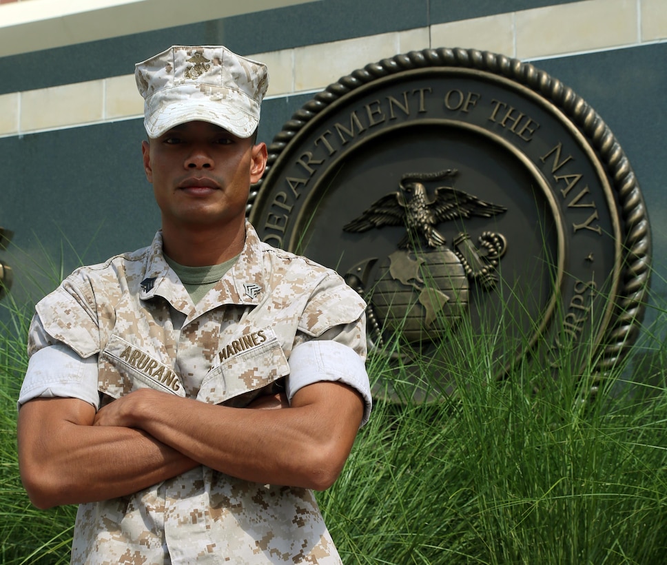Sgt. Chaz Arurang, a supply administration and operations specialist with 4th Marine Aircraft Wing, whose daily task is the coordination, tracking and supply of aviation resources throughout the wing, finds his home aboard Marine Corps Support Facility New Orleans. Peleliu, Arurang’s native home island in the western pacific, is where one of the most ferocious and hardest fought battles by U.S. Marines took place during World War II. The 73-day long conflict resulted in the highest number of casualties of any amphibious assault in military history.