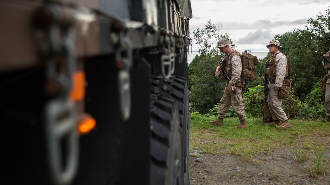 Marines with Marine Heavy Helicopter Squadron 462, stationed load onto Marine Wing Support Squadron 171’s MK-31 tractor/extended bed during Exercise Forest Light 16-1 at Camp Aibano, Japan, Sept. 8, 2015. MWSS-171 is supporting Marine Heavy Helicopter Squadron 462 and 1st Battalion 2nd Marines during this exercise using their communications, motor transport and refueling capabilities.