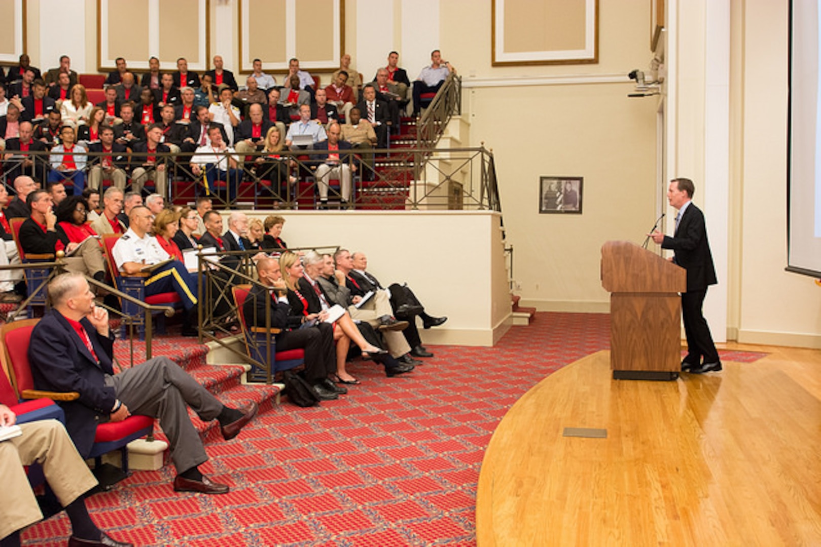 Ambassador Nick Burns Addresses NWC Faculty and Staff