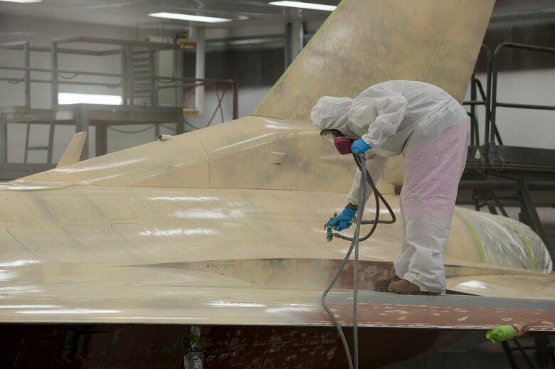 Corrosion Shop Gives Aircraft New Shades Air Combat Command
