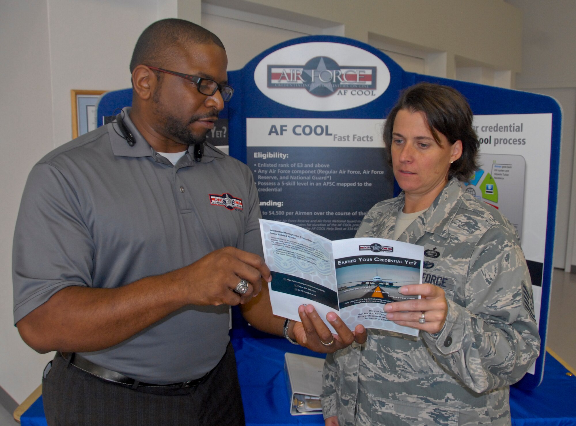 AF COOL roadshow introduces new education assistance program gt Eglin