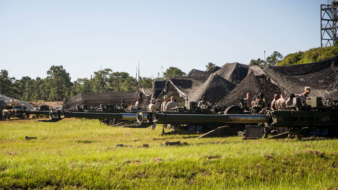 Marines and sailors with 10th Marine Regiment, 2nd Marine Division conducted a field exercise called Operation Firestorm in order to prepare for their upcoming exercise, Rolling Thunder, at Camp Lejeune, N.C. Sept. 14-18, 2015. This exercise ensures that each artillery battery are ready to push out whenever they need to and that the supporting units are able to do their jobs when the regiment gets to Fort Bragg for Rolling Thunder. 