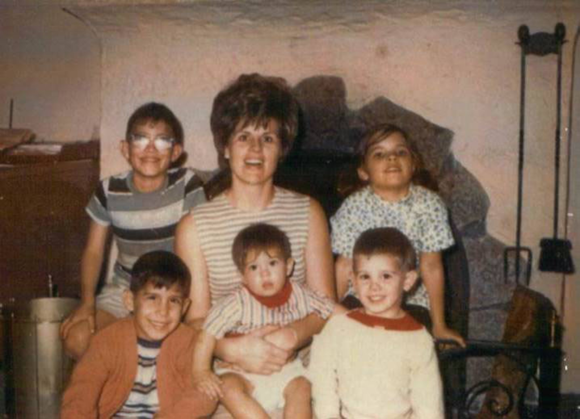 Kathleen and the five children in Santa Barbara, Calif., in 1967. Back row: Bill II, Kathleen and Theresa; front row: Tony, Jim and Richard. (Courtesy photo)