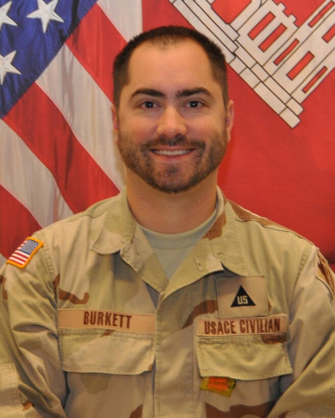 “Of all my experiences so far, the most demanding but rewarding time I have spent with the Corps of Engineers was when I was serving as project manager in Afghanistan with the USACE Trans-Atlantic Division,” said Matthew Burkett. 