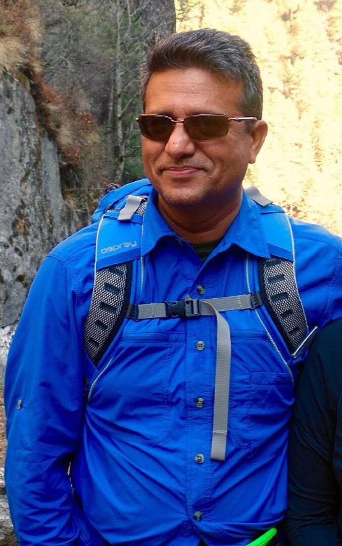 Maj. Asif Anwar in Nepal in April. Anwar, a flight surgeon with the Wisconsin Air National Guard’s 128th Air Refueling Wing, treated more than 500 patients on Mount Everest and in Katmandu, Nepal, in the days following the earthquake. 