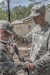 Army Reserve Drill Sergeant of the Year contestant, Staff Sgt. Mark Mercer, 95th Training Division (IET), teaches a Basic Combat Training Soldier inspection arms by the numbers during the third day of the four-day TRADOC Drill Sergeant of the Year competition held at Fort Jackson, S.C., Sept. 7-10, 2015. Mercer is in a head-to-head competition with Staff Sgt. Russell Vidler, 98th Training Division (IET), for the title of Army Reserve's top drill sergeant. (U.S. Army photo by Sgt. 1st Class Brian Hamilton)