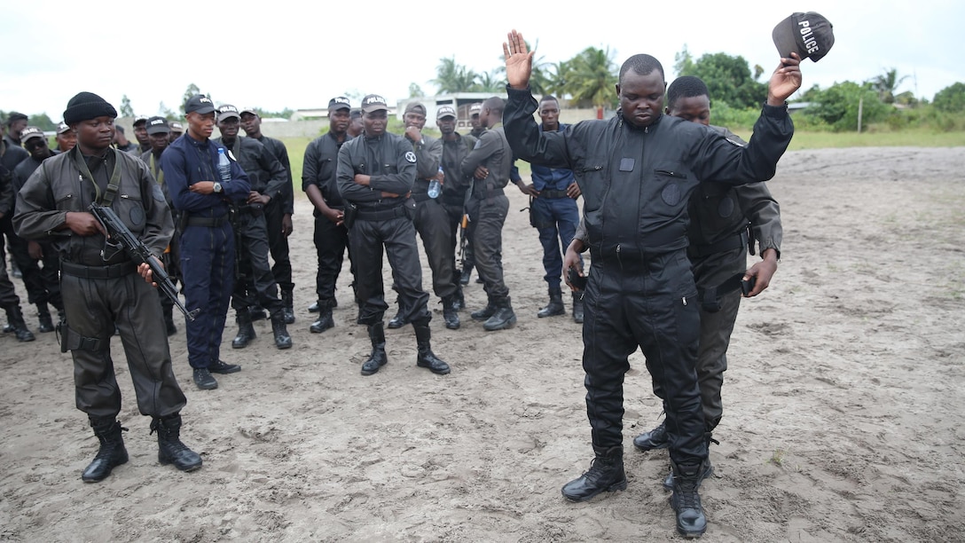 U.S. Marines and sailors accompanied Benin’s National Surveillance Police to Jesu Jro, Benin, Sept. 24, to conduct a combined border surveillance training exercise. The Marines and sailors with the Special-Purpose Marine Air-Ground Task Force Crisis Response-Africa came to Benin for a monthlong theater security cooperation mission to build the NSP’s capacity to counter illicit trafficking along the country’s borders. 