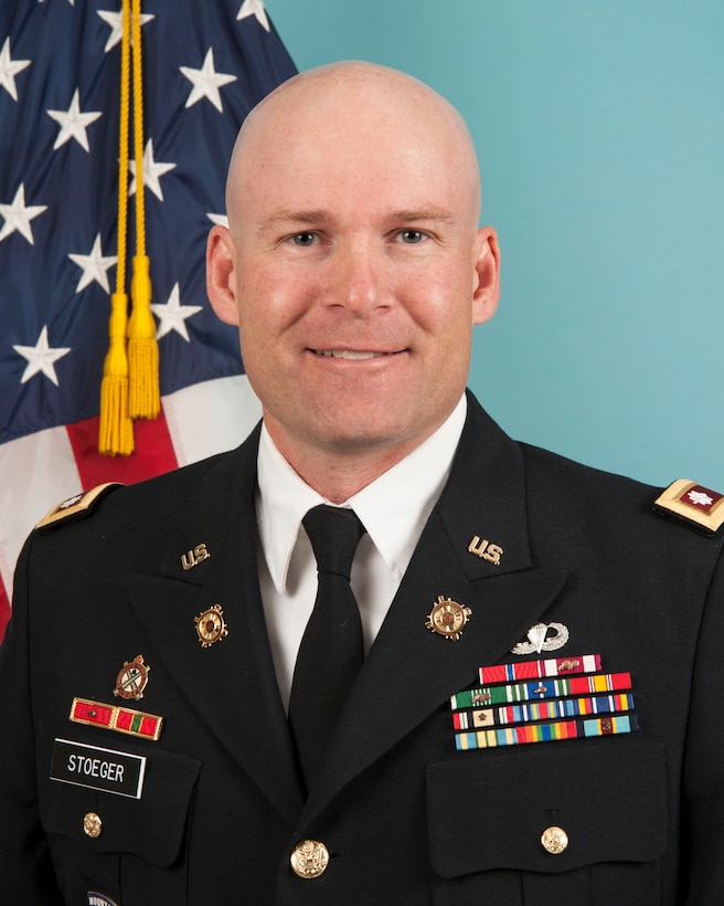United States Army Lt. Col. Anthony A. Stoeger assumed command of Defense Logistics Agency Distribution Red River, Texas, in a ceremony June 12.  The ceremony was officiated by DLA Distribution commander Army Brig. Gen. Richard Dix.


