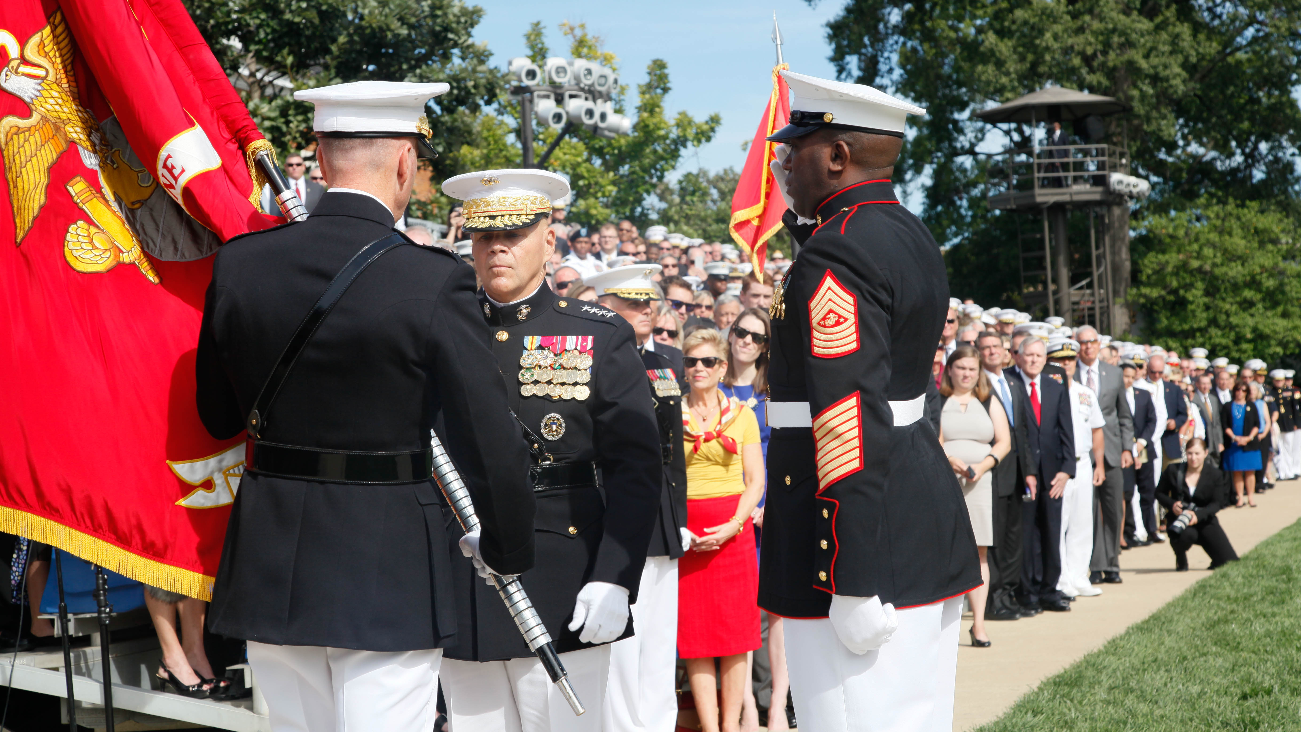 Passage of command: Neller becomes 37th Commandant of the Marine Corps ...