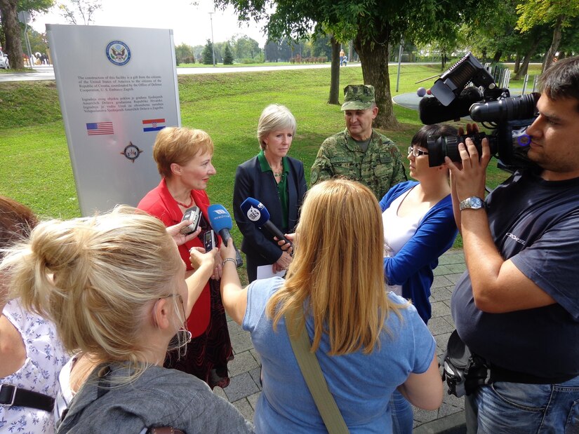Soldiers evaluate EUCOM humanitarian assistance projects in Croatia