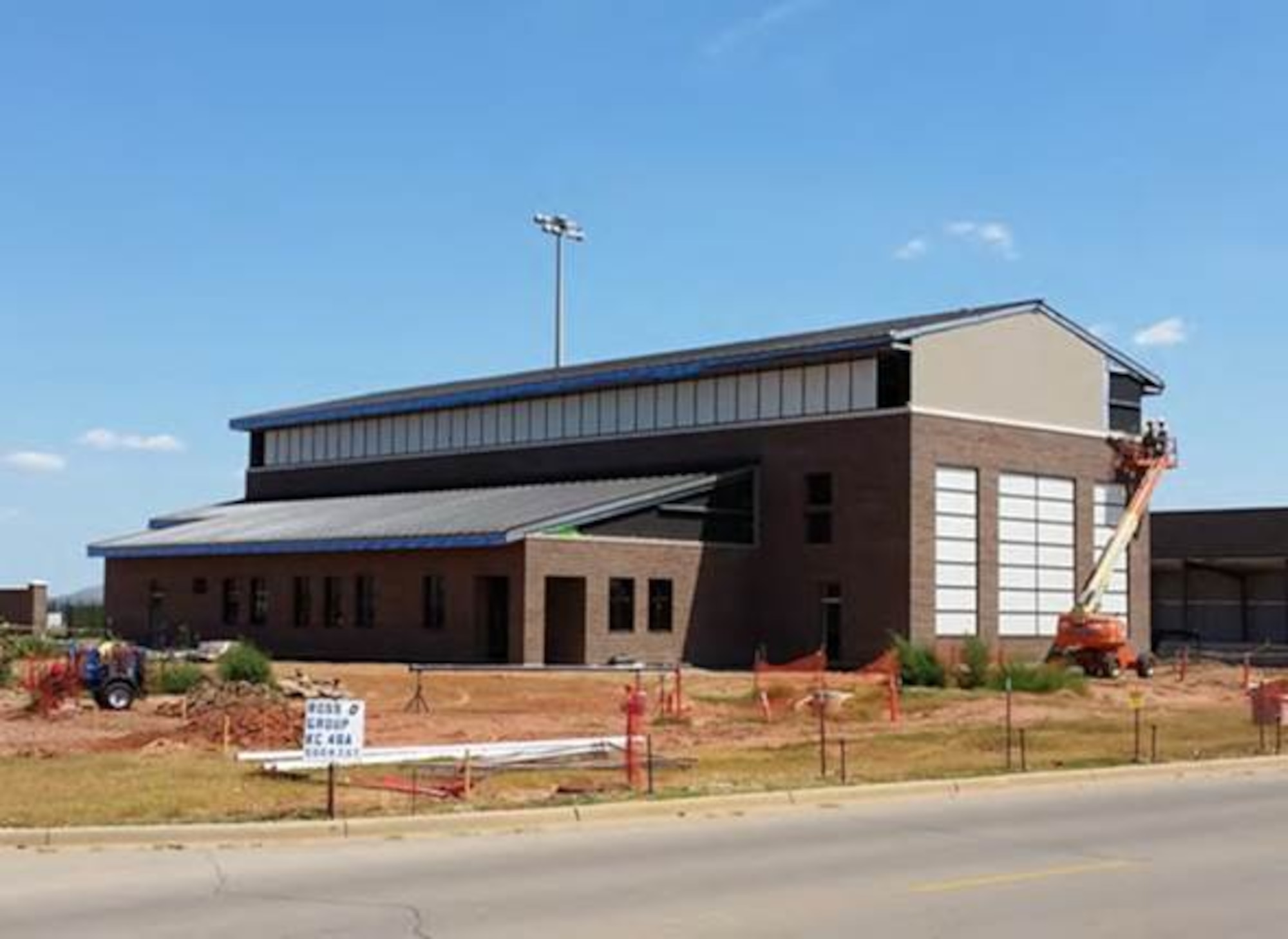 This fuselage trainer facility at Altus Air Force Base, Oklahoma, will provide Airmen with a facility to practice cargo build-up and loading. Altus has been selected at the formal training unit for the KC-46A beddown. (Courtesy photo)