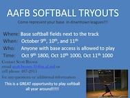 Softball Tryouts