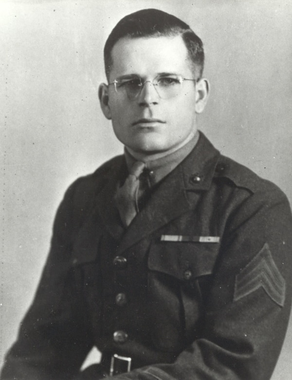 Grant Frederick Timmerman was born in Americus, Kansas, on 19 February 1919. He received the Congressional Medal of Honor posthumously upon his death on 8 July 1944 at Saipan saving his tank crew from an enemy grenade. Timmerman Street on Marine Corps Base Quantico is named in his honor.