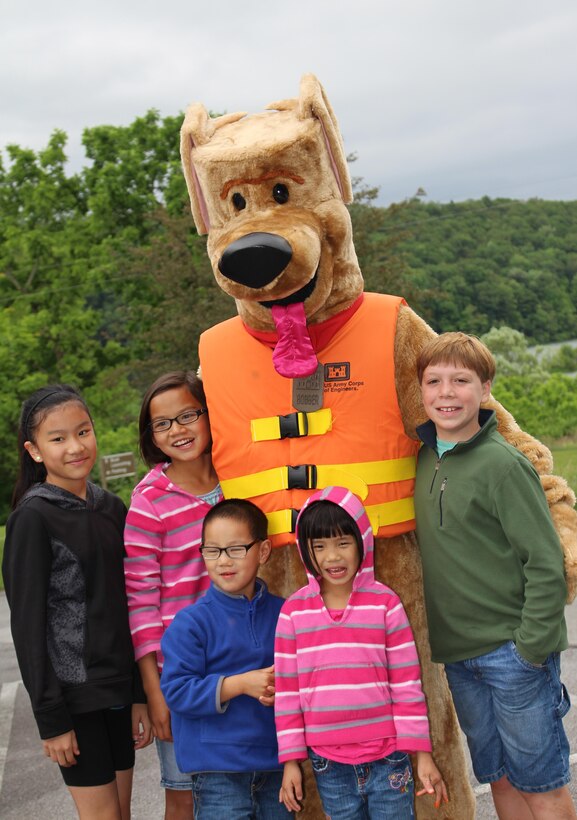 Bobber the Water Safety Dog and water safety games can occur unannounced.  Keep an eye out for the fun when visiting the Beach!
