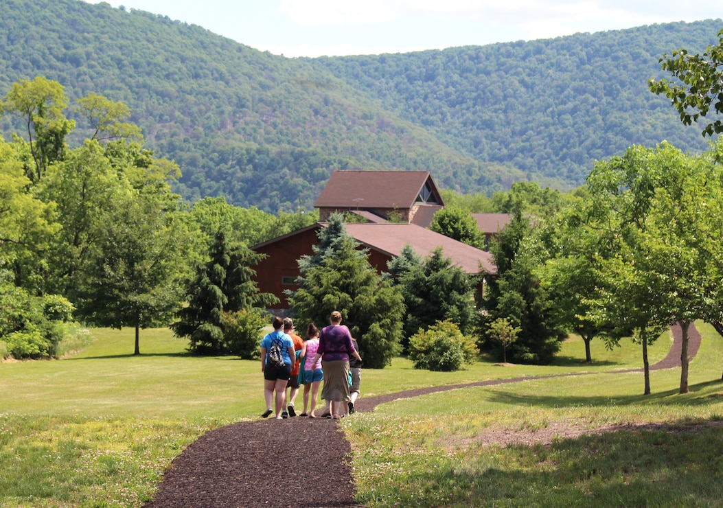 This 2.5 mile long trail is made out of 38,000 recycled tires! This trail connects 19 recreation destination within Seven Points so instead of driving, park at the visitor center and walk! 