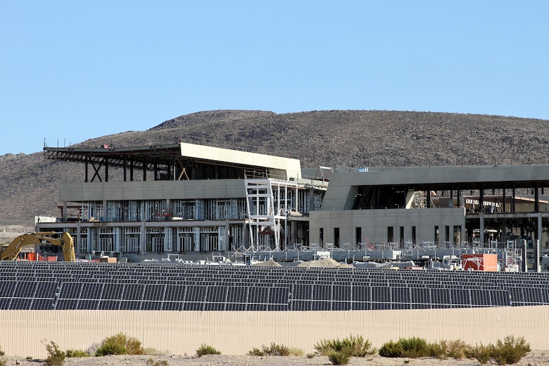 The new Fort Irwin Weed Army Community Hospital at Fort Irwin, California , 7.6 acre  photovoltaic (PV) array and a solar thermal array, will generate 2.4 megawatts of power and the solar thermal array will provide a majority of the hot water the hospital requires. The new hospital project consists of a 216,000 square foot hospital facility which will provide Soldier and family patient care, emergency medicine, and a wide variety of clinical support.  The facility stands to become the first LEED Platinum,  net-zero, carbon-neutral hospital that will generate all of its energy needs from solar power and renewable energy systems
