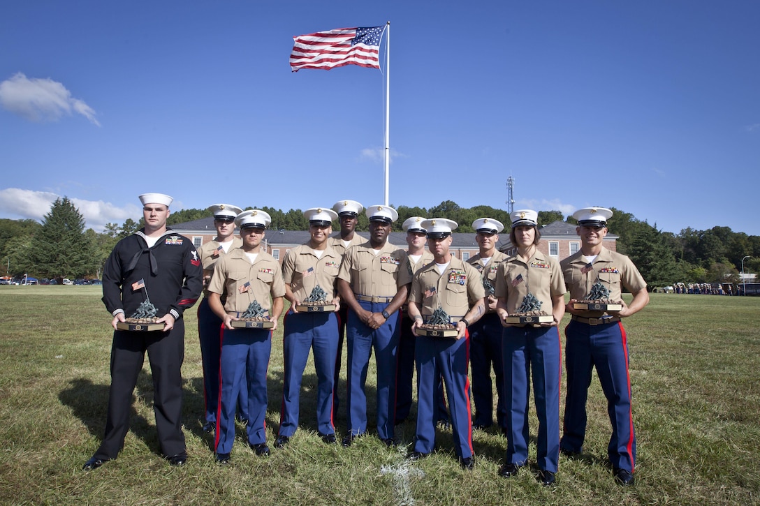 The 18th Sergeant Major of the Marine Corps, Ronald L. Green, attends the Modern Day Marine Awards Ceremony at Marine Corps Base Quantico, Sept. 23, 2015. (U.S. Marine Corps photo by Sgt. Melissa Marnell, Office of the 18th Sergeant Major of the Marine Corps/Released)