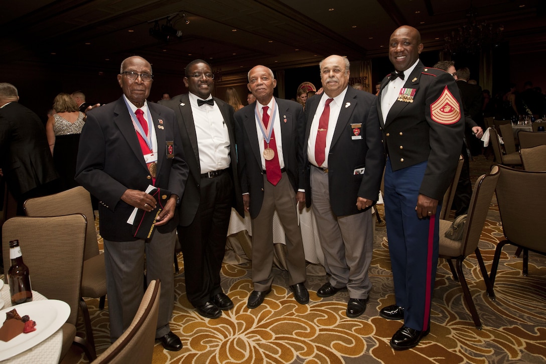 The 18th Sergeant Major of the Marine Corps, Ronald L. Green, attends the 35th Annual Modern Day Marine Grand Banquet, Arlington, VA, Sept. 23, 2015. The event honored Mrs. Debbie Paxon with the Dickey Chappelle Award, and The Honorable Mac Thornberry with the Military Order of the Iron Mike Award. (U.S. Marine Corps photo by Sgt. Melissa Marnell, Office of the 18th Sergeant Major of the Marine Corps/Released)