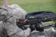 Senior Airman Thomas Reed, a member of the 910th Security Forces Squadron (SFS), fires the M249 automatic rifle during training here, Sept. 10, 2015. A team of security forces airmen participated in a four-day training mission to help refresh or familiarize themselves with different aspects of their jobs. (U.S. Air Force photo/ Tech. Sgt. Rick Lisum)