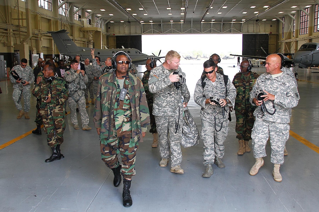 The Kentucky National Guard hosts Djiboutian military and government officials at Fort Knox, Ky., Sept. 16, 2015. Kentucky National Guard photo by Army Staff Sgt. Scott Raymond