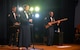 The Pacific Air Forces rock band performs during the Air Force ball at the Taiyo Community Center at Yokota Air Base, Japan, Sept. 25, 2015. The event featured a cake cutting ceremony, prizes and music performed by the Air Force Band. (U.S. Air Force photo by Senior Airman David Owsianka/Released)