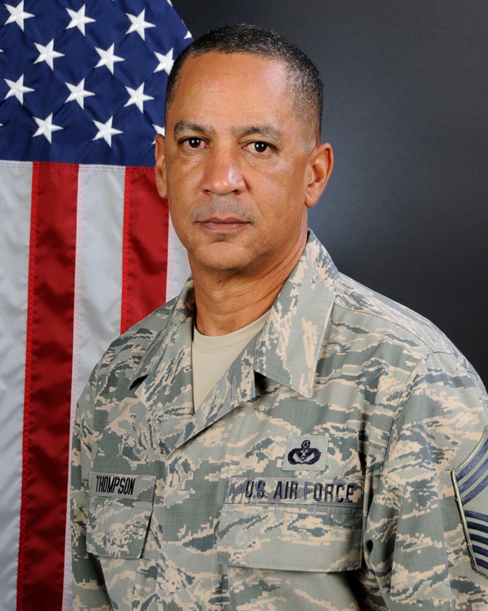 U.S. Air Force Chief Master Sgt. Bruce Thompson, 169th Civil Engineer Squadron at McEntire Joint National Guard Base, South Carolina Air National Guard, Sept. 19, 2015.  (U.S. Air National Guard photo by Tech. Sgt. Caycee Watson/RELEASED)