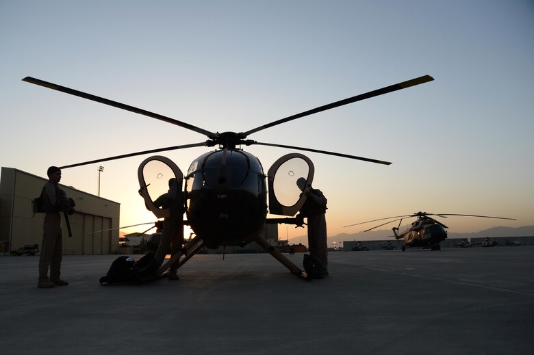 MD-530 “Jengi” helicopters depart Kabul for first ...