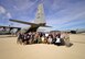 Members of the 914th Airlift Wing and local civilian employers pose in front of a C-130 Hercules aircraft after flying from Niagara Falls Air Reserve Station, N.Y. to Dover Air Force Base, Del., September 24, 2015, as part of a tour known as a boss lift. The tour was organized through the Employer Support of the Guard and Reserve, aimed to thank and educate civilian employers in Western New York who have shown support for their Military employees. (U.S. Air Force photo by Tech. Sgt. Stephanie Sawyer)