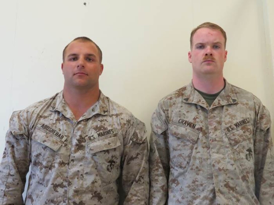 25 Sept 2015 - Coach of the week, Lcpl Abushehab, Hamden A. with 2/2 and High Shooter Cpl Craven, Casey S. shot a 341  with 2D Radio BN
