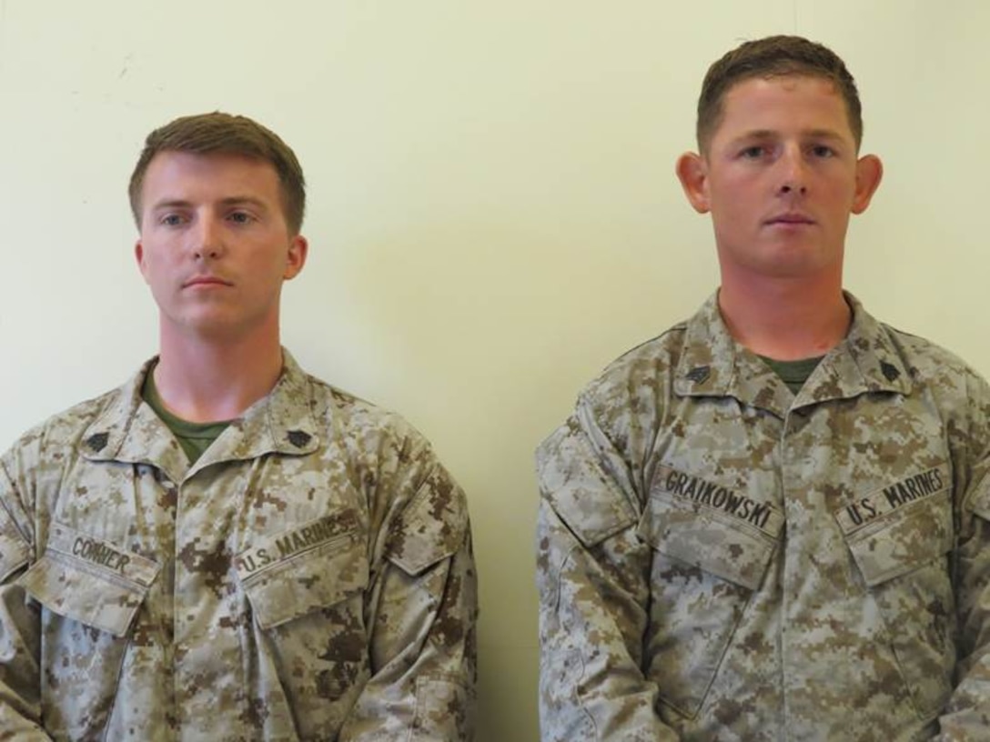 25 Sept 2015 - High Shooter Sgt CONNER, CHRISTOPHE R. shot a 337 with 2D Recon and Coach of the Week Sgt Graikowski, Christopher R. with SOI EAST
