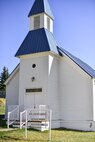 The Our Lady of Lourdes Catholic Church was built 1886 and is located in Marysville, Mont. This once booming gold mining town was built and established around the Drumlummon Mine in 1876, by founder Thomas Cruse and was once one of the richest mining towns of its era. The Marysville mining district produced about $50 million in gold during its heyday. (U.S. Air Force photo/Tech. Sgt. Chad Thompson)