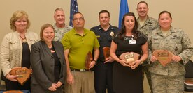 Project Safety Through Alcohol Responsibility (S.T.A.R.), presented awards to their task group leaders at the Chapel Annex on Joint Base Charleston – Air Base, S.C., Sept. 30, 2015. During the project period, there was a 43 percent reduction in JB Charleston underage DUI’s.