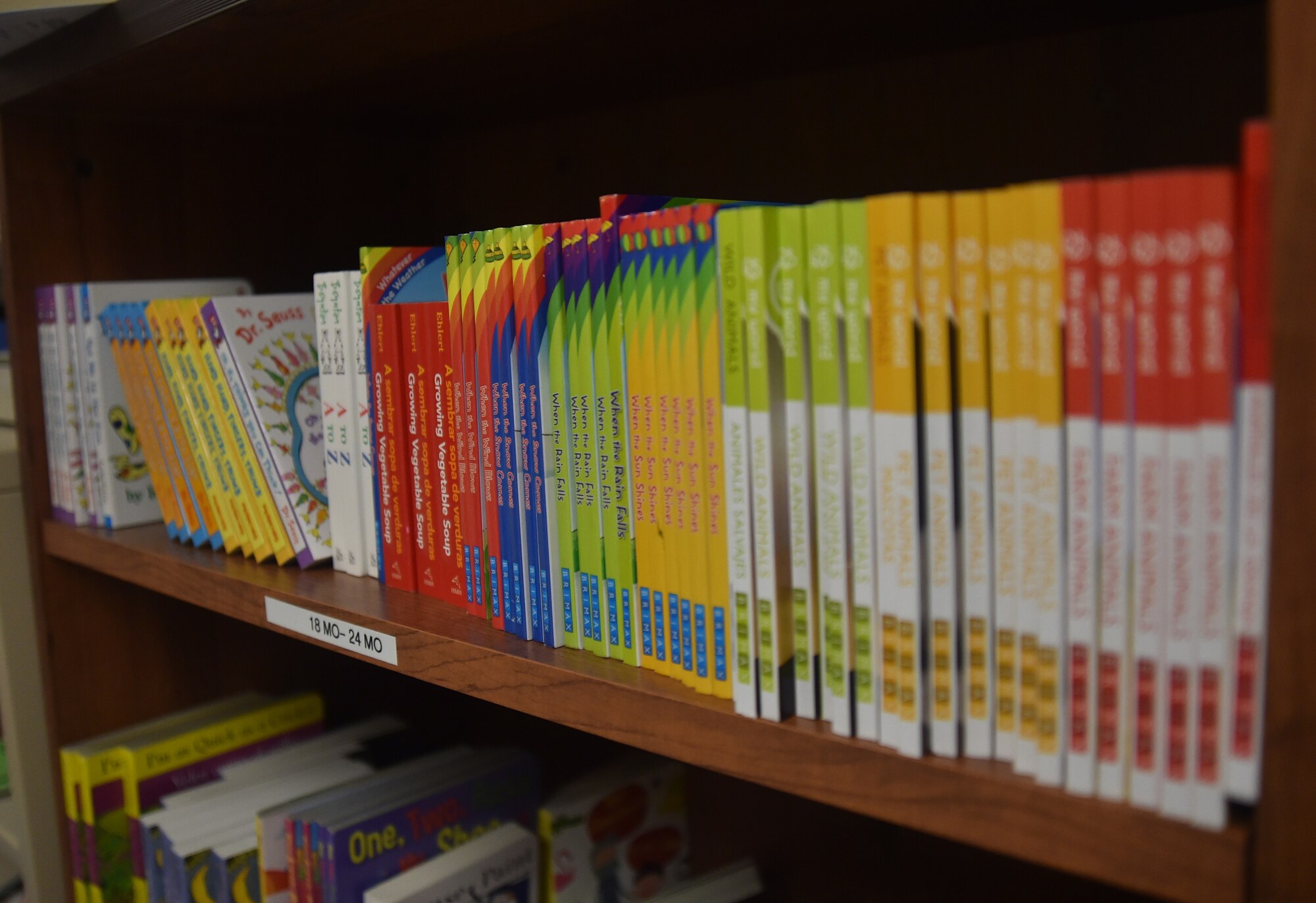 The 779th Medical Operations Squadron pediatrics clinic offers books to patients through their “Reach Out and Read” program. The clinic sees approximately 22,000 patients a year, along with about 4,000 walk-ins. (U.S. Air Force photo/ Airman 1st Class J.D. Maidens)