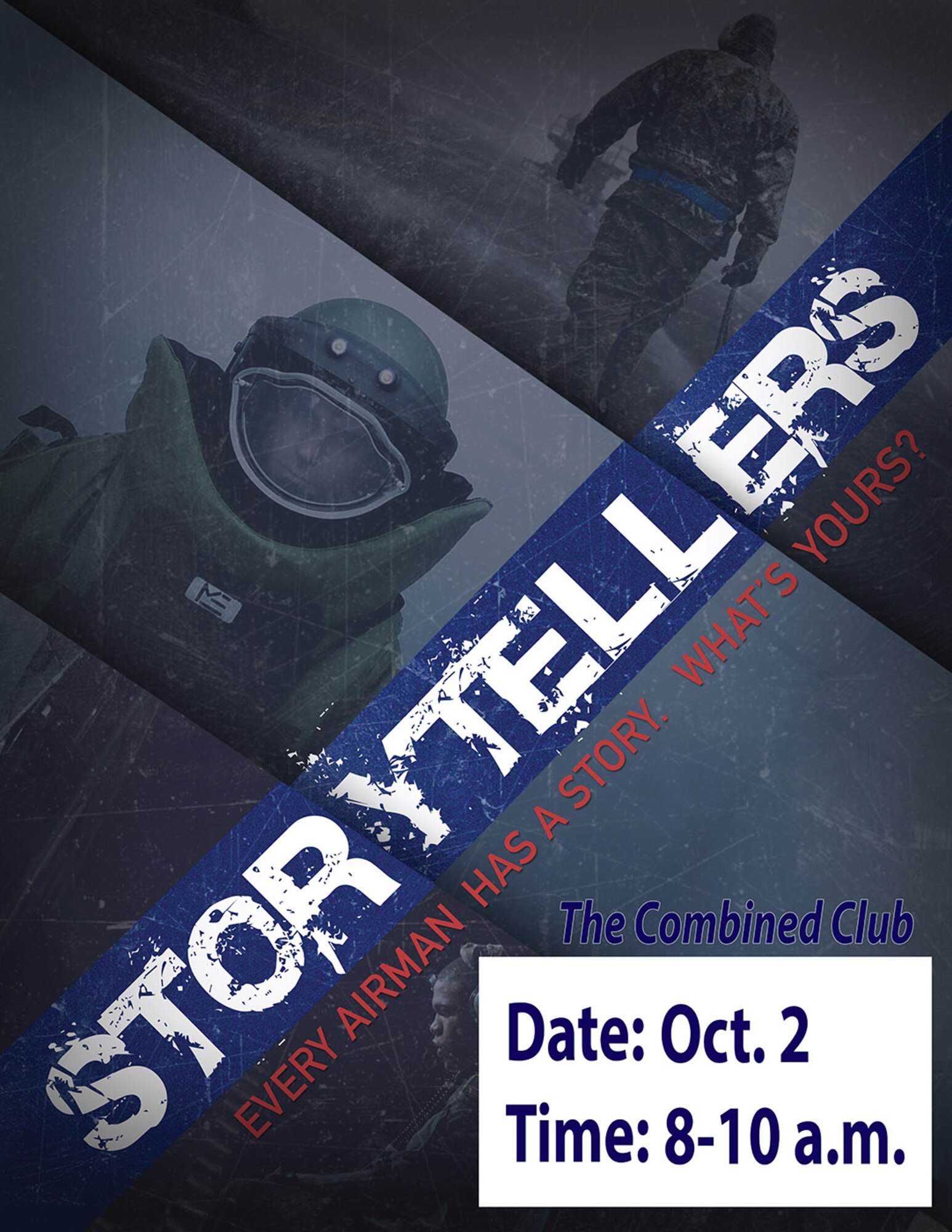 2015 Storytellers will take place from 8-10 a.m. Oct. 2 at the Peterson Combined Club.
