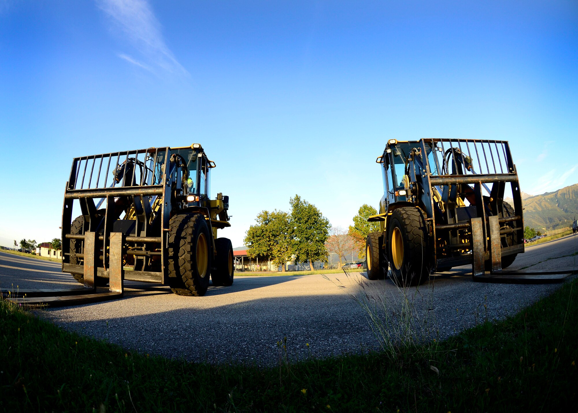 U.S. Air Force Airmen assigned to the 31st Fighter Wing conduct a cargo rodeo, Sept. 29, 2015, at Aviano Air Base, Italy. The 31st Logistics Readiness Squadron, 31st Maintenance Group and the 724th Air Mobility Squadron exercised together to test the 31st FW Deployment Control Center’s efficiency. (U.S. Air Force photo by Senior Airman Areca T. Bell/Released)