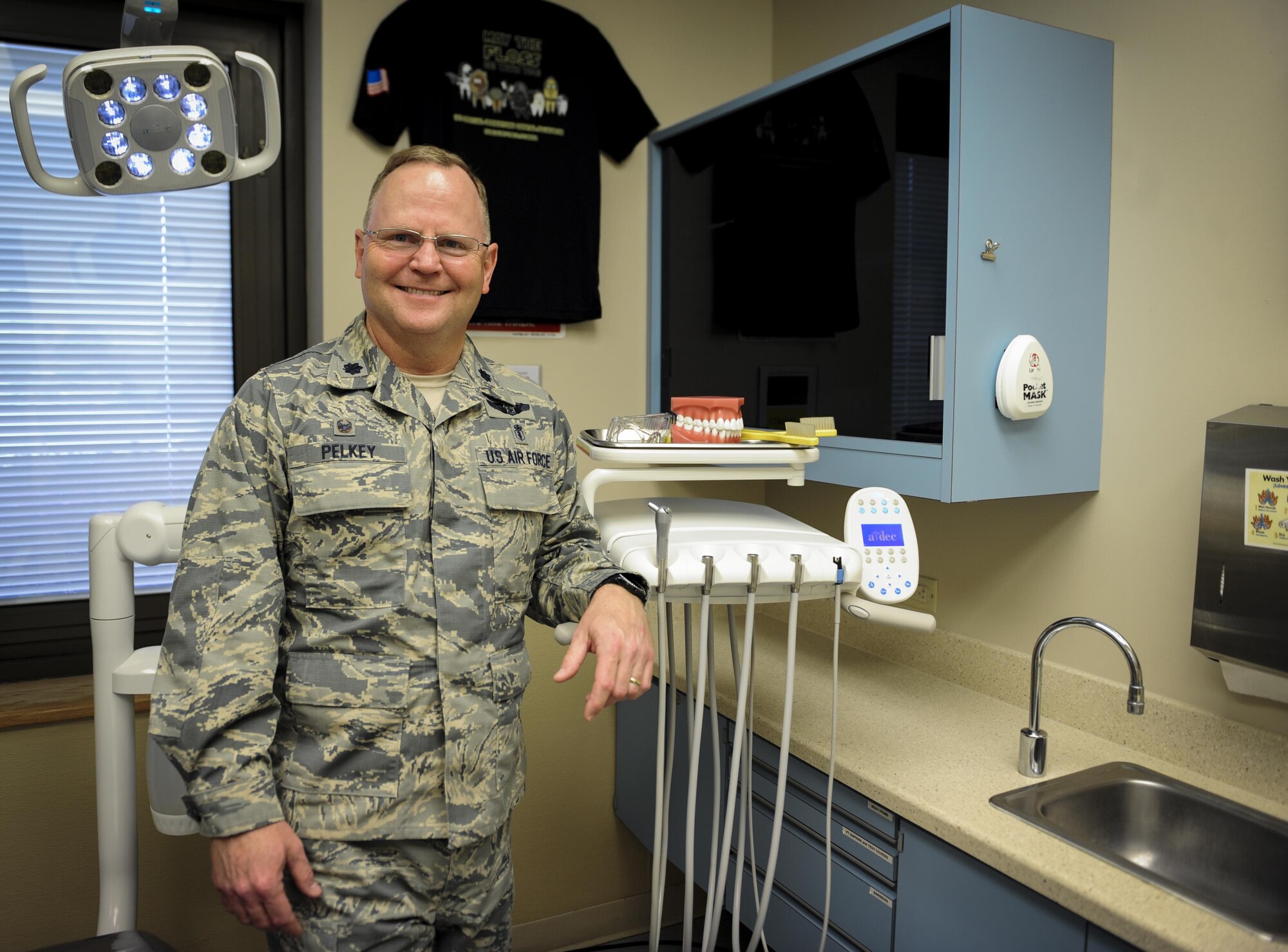 Lt. Col. Kyle Pelkey is the commander of the 1st Special Operations Dental Squadron, Hurlburt Field, Fla. (U.S. Air Force photo by Senior Airman Meagan Schutter)