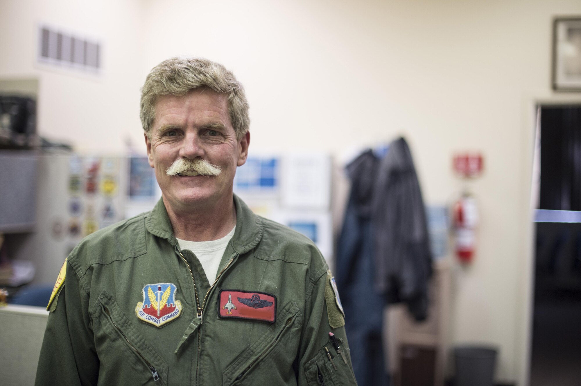 Airmen at Holloman spent all month growing their mustaches to honor Brigadier General Robin Olds. Olds was known for being bold, aggressive, and an amazing leader. He was a triple Ace with a total of sixteen air-to-air kills between World War II and Vietnam. In addition to his amazing leadership and war fighting abilities, Olds is known for the "bullet-proof mustache" he grew after the success of his unit during Operation Bolo. As the superstition goes, the presence of a mustache bestows the wearer with an impenetrable shield around him and his aircraft. While Olds grew his mustache beyond Air Force regulations into a waxed masterpiece, our Airmen now follow Air Force Instruction 36-2903 Dress and Appearance. While we are sad to see Mustache March 2016 come to an end, we hope everyone marks their calendars for an even more impressive Tour de Mustache 2K17! 