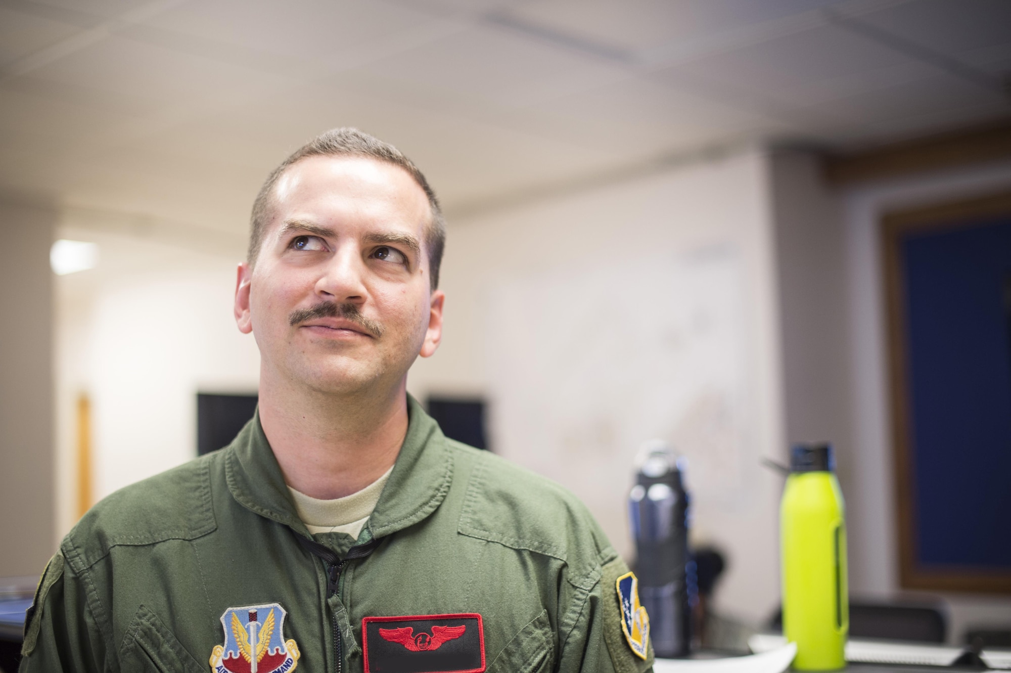 Airmen at Holloman spent all month growing their mustaches to honor Brigadier General Robin Olds. Olds was known for being bold, aggressive, and an amazing leader. He was a triple Ace with a total of sixteen air-to-air kills between World War II and Vietnam. In addition to his amazing leadership and war fighting abilities, Olds is known for the "bullet-proof mustache" he grew after the success of his unit during Operation Bolo. As the superstition goes, the presence of a mustache bestows the wearer with an impenetrable shield around him and his aircraft. While Olds grew his mustache beyond Air Force regulations into a waxed masterpiece, our Airmen now follow Air Force Instruction 36-2903 Dress and Appearance. While we are sad to see Mustache March 2016 come to an end, we hope everyone marks their calendars for an even more impressive Tour de Mustache 2K17! 
