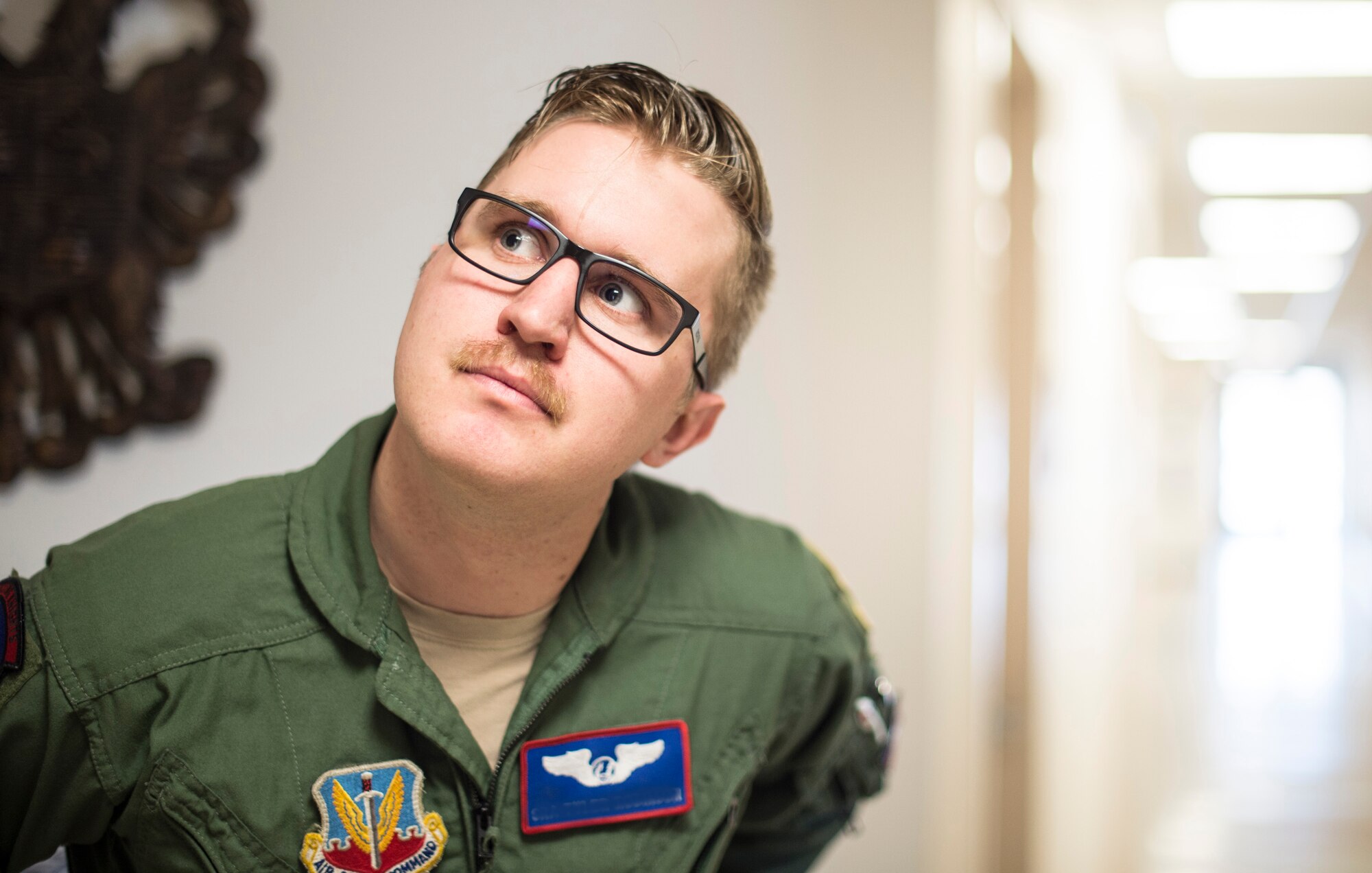 Airmen at Holloman spent all month growing their mustaches to honor Brigadier General Robin Olds. Olds was known for being bold, aggressive, and an amazing leader. He was a triple Ace with a total of sixteen air-to-air kills between World War II and Vietnam. In addition to his amazing leadership and war fighting abilities, Olds is known for the "bullet-proof mustache" he grew after the success of his unit during Operation Bolo. As the superstition goes, the presence of a mustache bestows the wearer with an impenetrable shield around him and his aircraft. While Olds grew his mustache beyond Air Force regulations into a waxed masterpiece, our Airmen now follow Air Force Instruction 36-2903 Dress and Appearance. While we are sad to see Mustache March 2016 come to an end, we hope everyone marks their calendars for an even more impressive Tour de Mustache 2K17! 