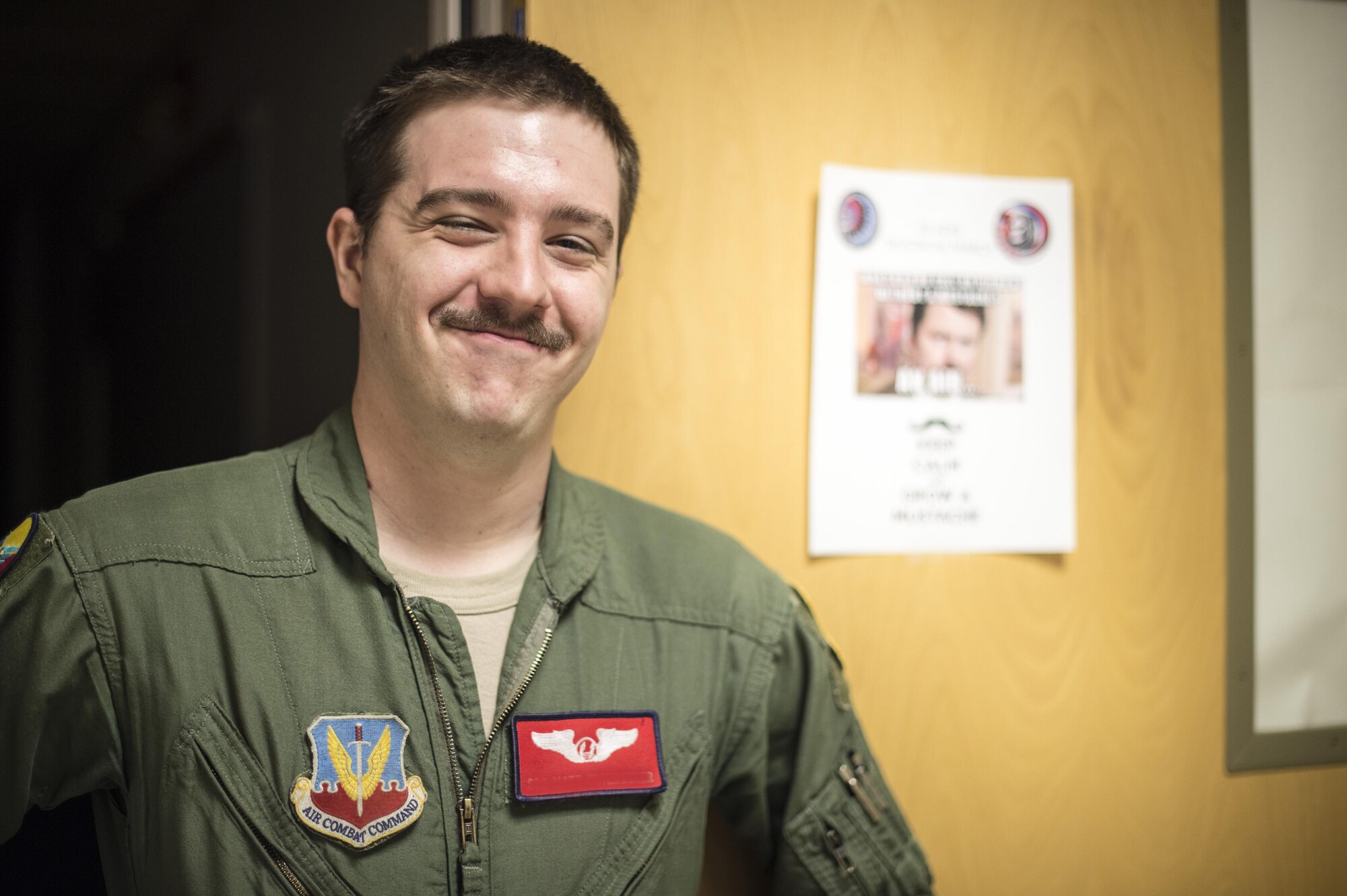 Airmen at Holloman spent all month growing their mustaches to honor Brigadier General Robin Olds. Olds was known for being bold, aggressive, and an amazing leader. He was a triple Ace with a total of sixteen air-to-air kills between World War II and Vietnam. In addition to his amazing leadership and war fighting abilities, Olds is known for the "bullet-proof mustache" he grew after the success of his unit during Operation Bolo. As the superstition goes, the presence of a mustache bestows the wearer with an impenetrable shield around him and his aircraft. While Olds grew his mustache beyond Air Force regulations into a waxed masterpiece, our Airmen now follow Air Force Instruction 36-2903 Dress and Appearance. While we are sad to see Mustache March 2016 come to an end, we hope everyone marks their calendars for an even more impressive Tour de Mustache 2K17! 