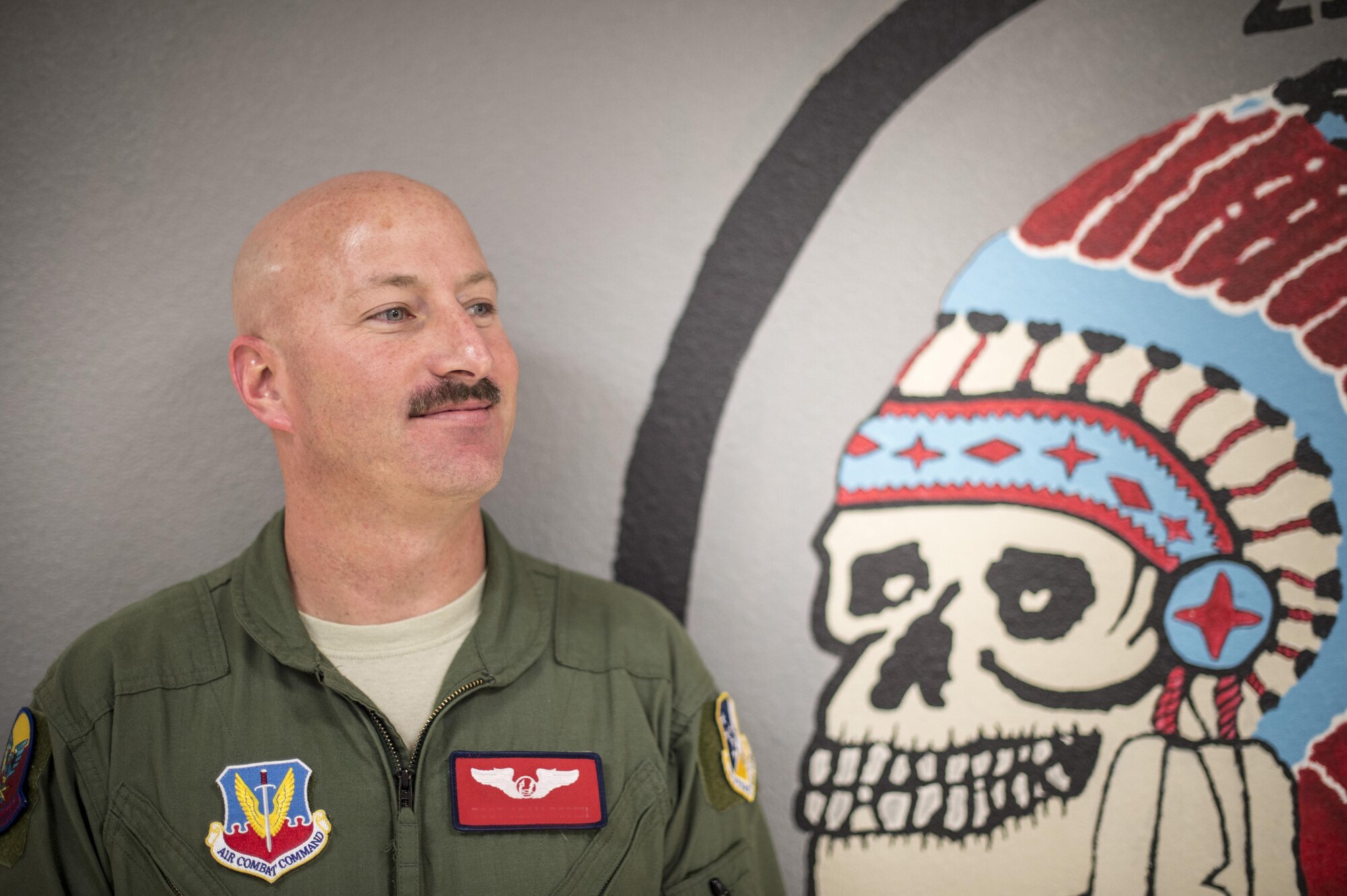 Airmen at Holloman spent all month growing their mustaches to honor Brigadier General Robin Olds. Olds was known for being bold, aggressive, and an amazing leader. He was a triple Ace with a total of sixteen air-to-air kills between World War II and Vietnam. In addition to his amazing leadership and war fighting abilities, Olds is known for the "bullet-proof mustache" he grew after the success of his unit during Operation Bolo. As the superstition goes, the presence of a mustache bestows the wearer with an impenetrable shield around him and his aircraft. While Olds grew his mustache beyond Air Force regulations into a waxed masterpiece, our Airmen now follow Air Force Instruction 36-2903 Dress and Appearance. While we are sad to see Mustache March 2016 come to an end, we hope everyone marks their calendars for an even more impressive Tour de Mustache 2K17! 