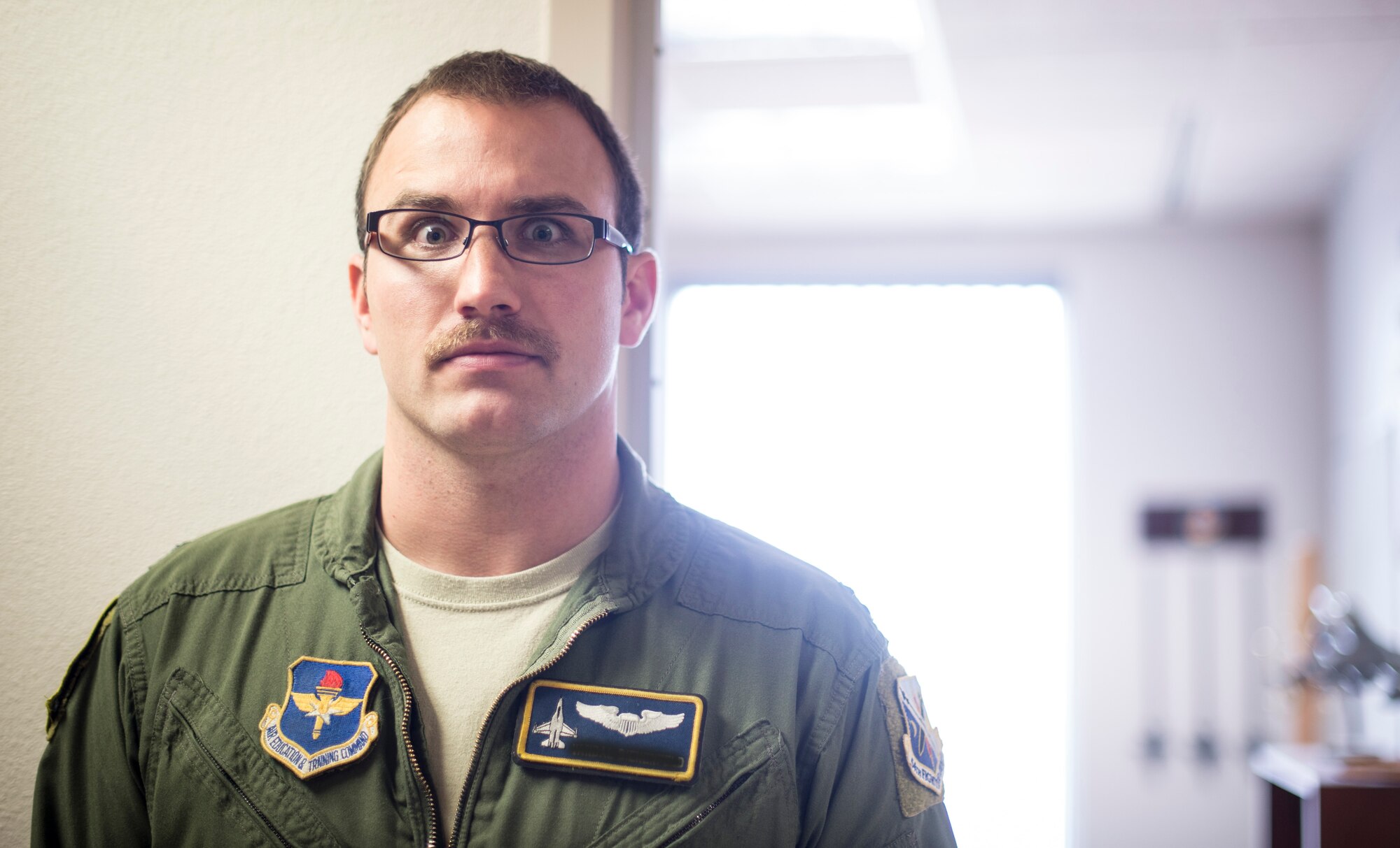 Airmen at Holloman spent all month growing their mustaches to honor Brigadier General Robin Olds. Olds was known for being bold, aggressive, and an amazing leader. He was a triple Ace with a total of sixteen air-to-air kills between World War II and Vietnam. In addition to his amazing leadership and war fighting abilities, Olds is known for the "bullet-proof mustache" he grew after the success of his unit during Operation Bolo. As the superstition goes, the presence of a mustache bestows the wearer with an impenetrable shield around him and his aircraft. While Olds grew his mustache beyond Air Force regulations into a waxed masterpiece, our Airmen now follow Air Force Instruction 36-2903 Dress and Appearance. While we are sad to see Mustache March 2016 come to an end, we hope everyone marks their calendars for an even more impressive Tour de Mustache 2K17! 