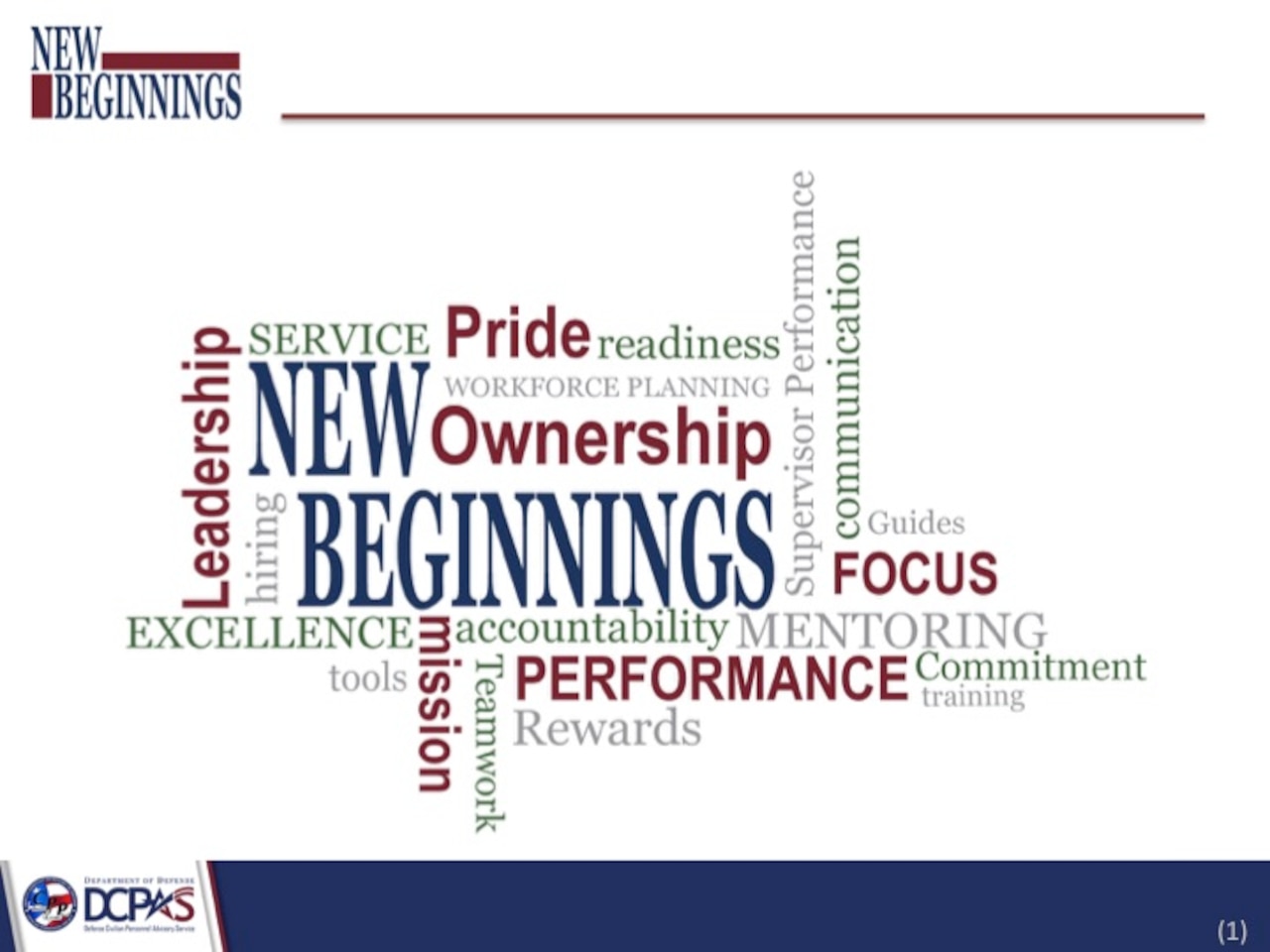 New Beginnings PowerPoint Slide