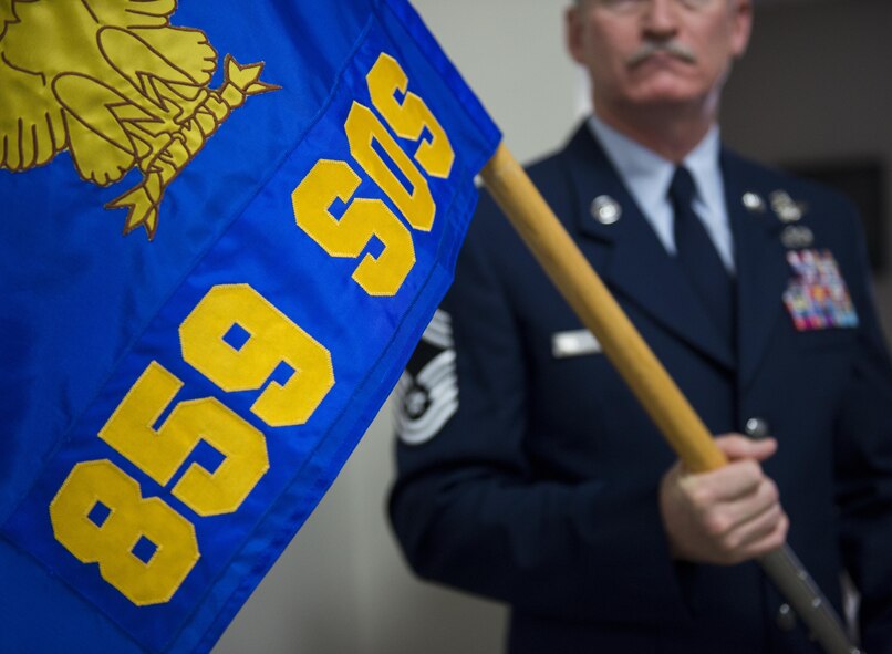 The 859th Special Operations Squadron was stood up during an activation and assumption of command ceremony at Duke Field, Fla., April 1.  The Reserve squadron will take on the special operations non-standard aviation mission along with its active-duty counterpart, the 524th SOS.  (U.S. Air Force photo/Tech. Sgt. Jasmin Taylor)
