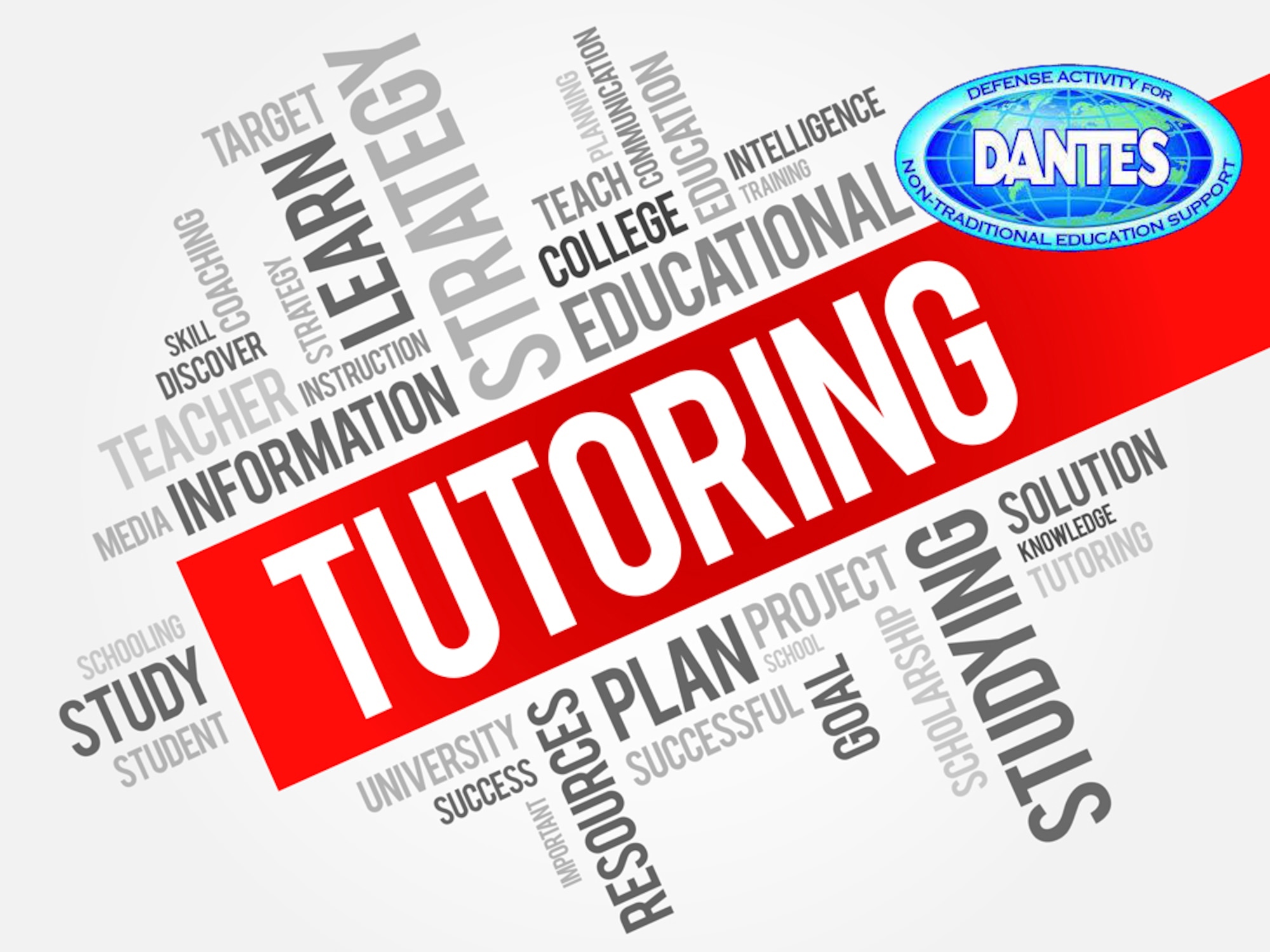 The Department of Defense (DoD) Voluntary Education
Program and the Defense Activity for Non-Traditional Education Support (DANTES) announced the launch of a pilot tutoring program that will provide service members with tutoring support at no cost, anytime, anywhere.
