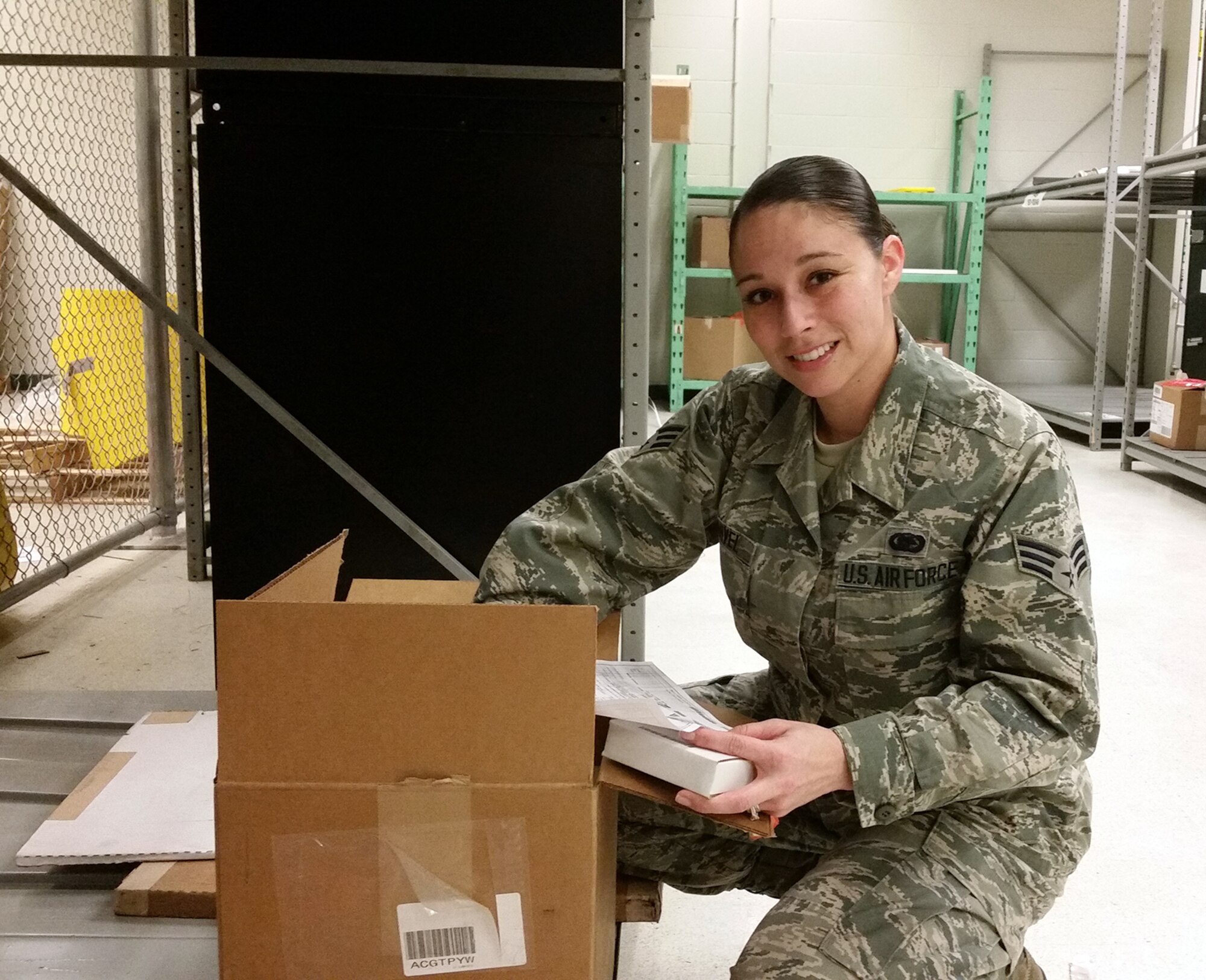 Senior Airman Felicia Esquivel, 445th Logistics Readiness Squadron supply technician, is the 445th Airlift Wing April 2016 Spotlight Performer.
