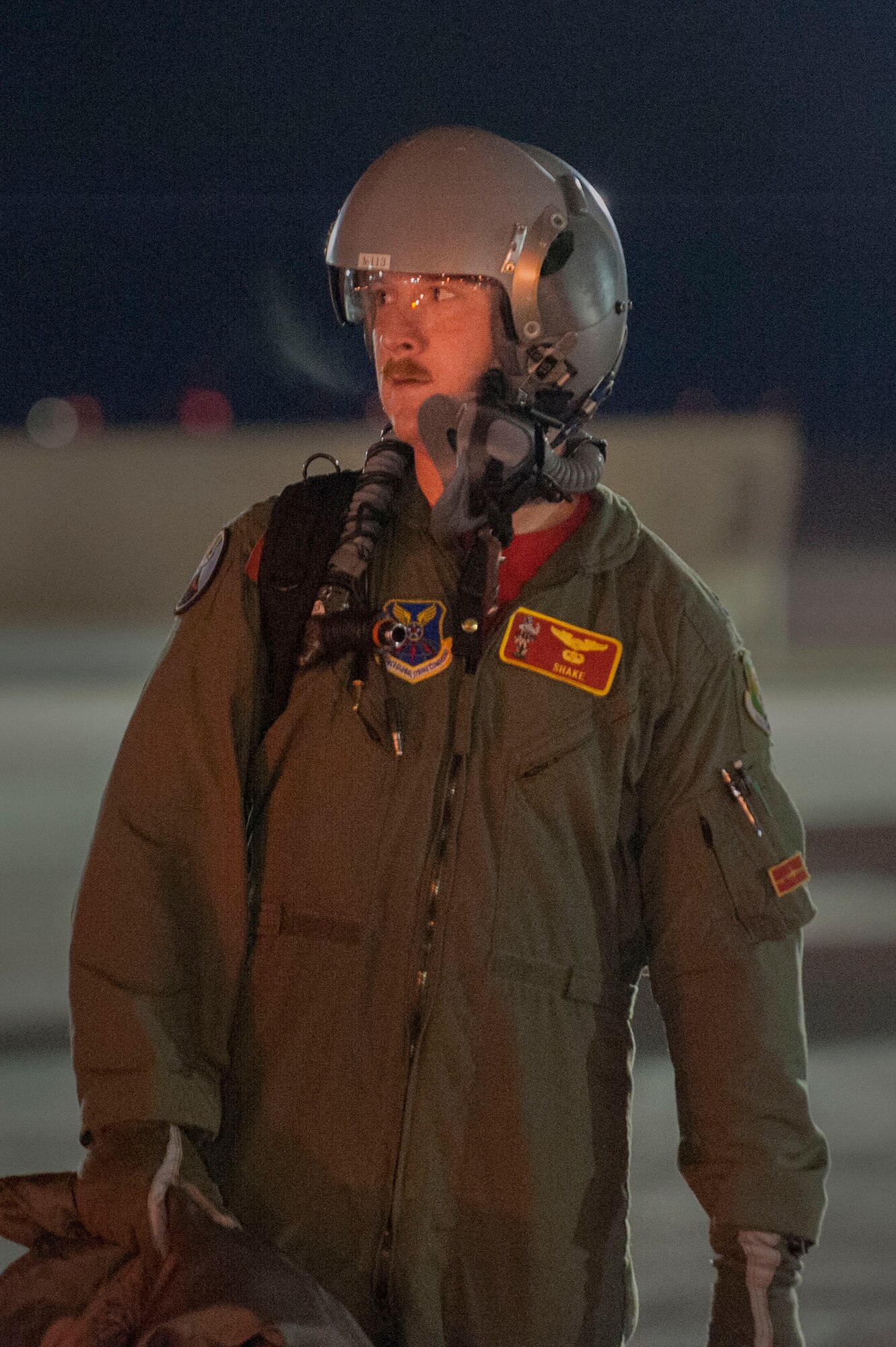 Airmen from Minot Air Force Base, North Dakota completed a sortie to the countries of Chile and Colombia April 2, 2016. The aircrew flew a B-52 Stratofortress 11,154 miles for a total of 26.4 hours to participate in the La Feria Internacional del Aire y del Espacio 2016 Air Show in Santiago, Chile for an estimated 60,000 people.  The Airmen also participated in a planned intercept exercise with a SR-560 Lear Jet and two F-21 Kfir fighter jets in Colombia with the Colombian Air Force. (U.S. Air Force photo/Airman 1st Class Jessica Weissman)