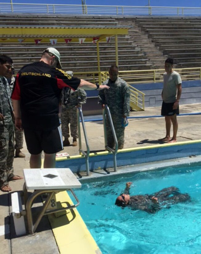 Soldiers from the 1st Mission Support Command, the Reserve Officers Training Corps, Puerto Rico National Guard and the Miami Recruiting Battalion participated at the German Armed Forces Proficiency Badge (GAFPB) test in Ponce, Puerto Rico on 18-20 March 2016.